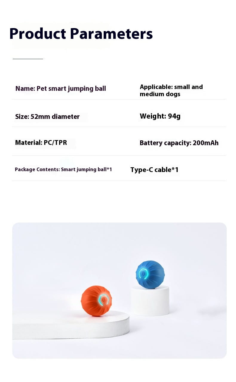 Koerapalli kumer TPR lemmiklooma mänguasi koos andmekaabliga sinise või oranži koertele