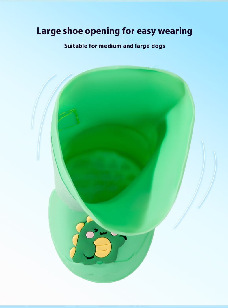 Vedenpitämättömät silikonikoiran saappaat suositellun painoon 3,5 kg-12 kg