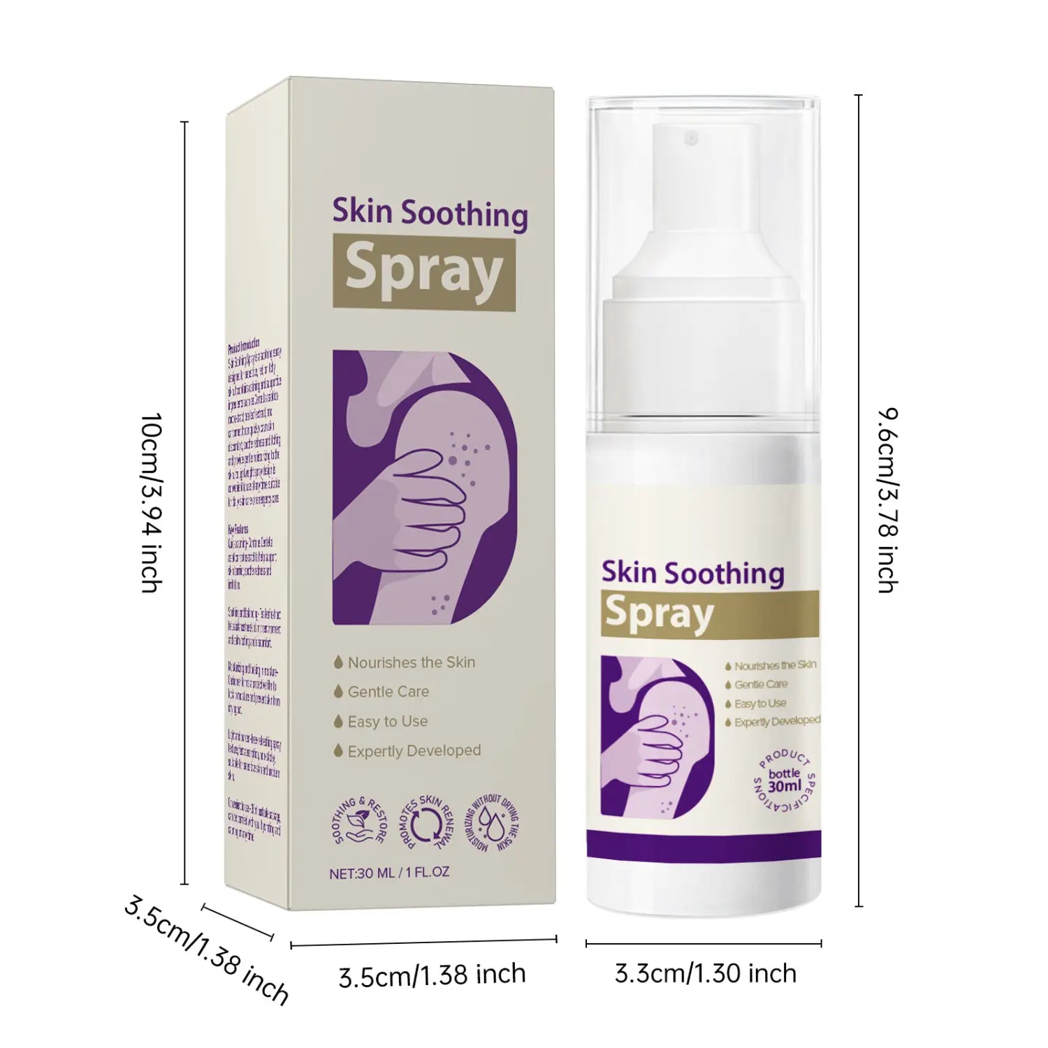 30 ml påfyllbar sprayflaske for parfyme Travel kosmetisk flytende beholder