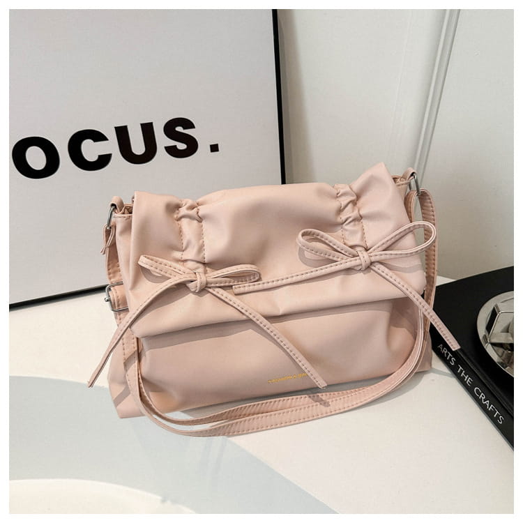 Sac à bandoulière en cuir PU avec plusieurs poches pour femmes et filles