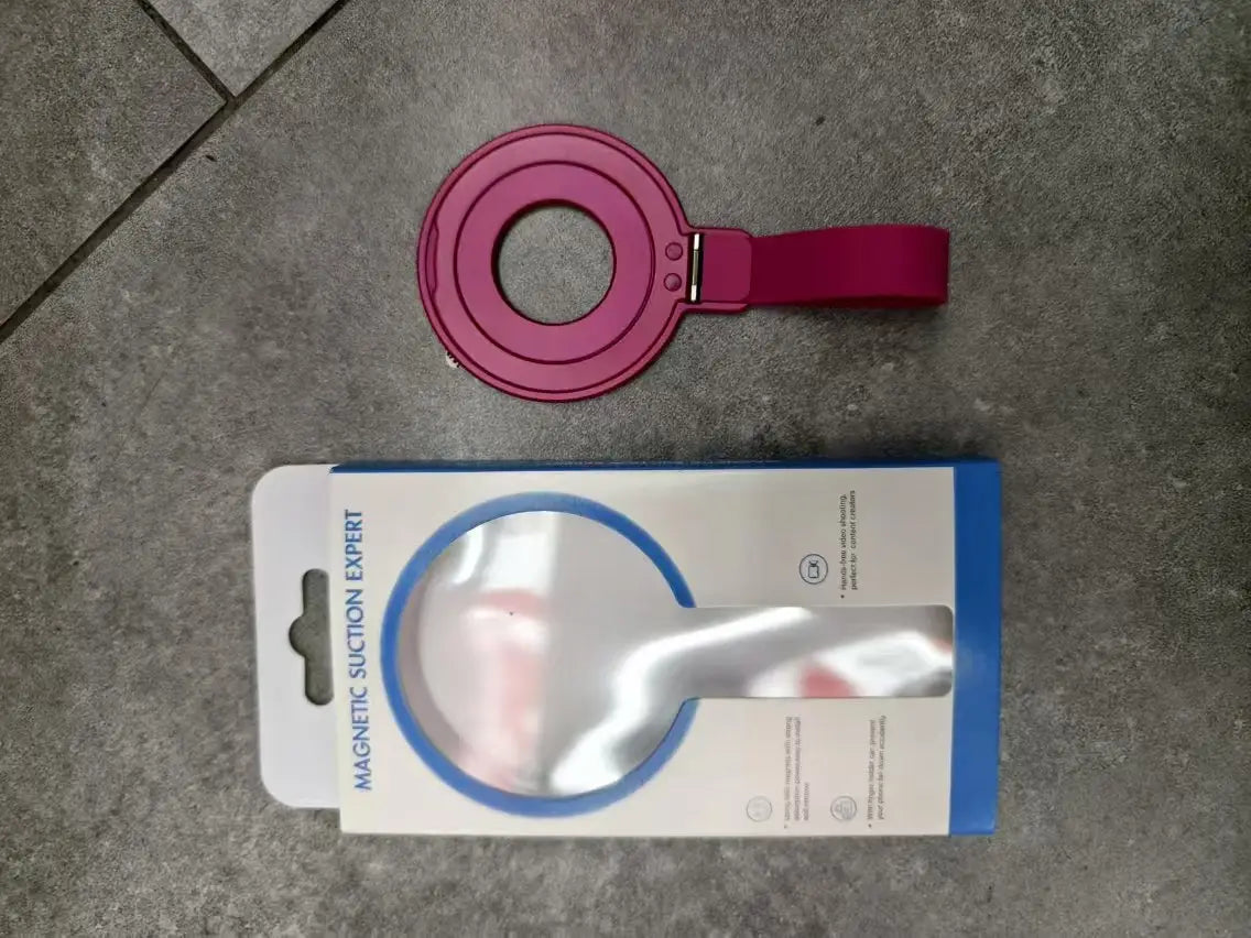 High-End Double-Sided Magnetic Phone Holder Portable Aluminum Alloy Design