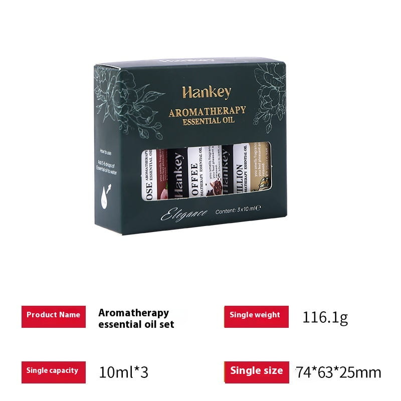 Huile essentielle à air frais définit plusieurs tailles de pack pour l'aromathérapie et les diffuseurs