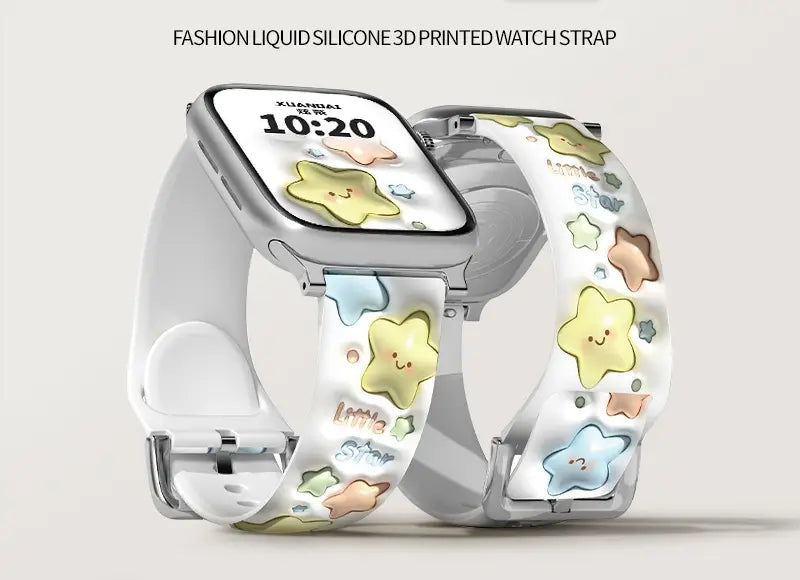 Apple Watch Smart Silicone Print Strap Collection for Sports and Style