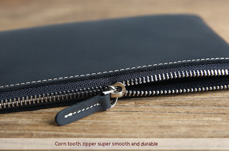 Genuine Leather Cortical Scalp Cowhide Money Folder for United States and CHF