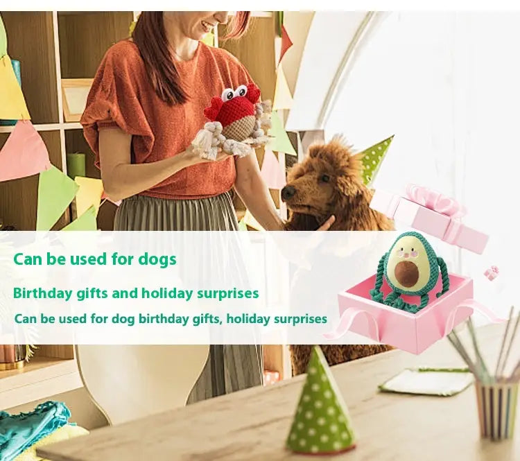 Grüne Plüschhundspielzeug weich 14 cm Haustier kauen für kleine und mittlere Hunde