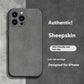 Shell de telefon mobil pentru iPhone Simple Sheepskin Sense High Sense