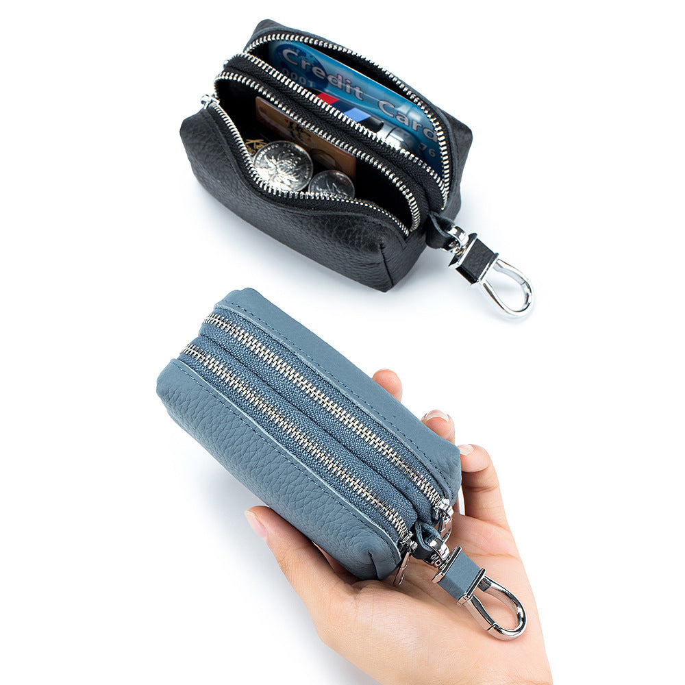 Large Capacity Key Case Double-layer Soft Men’s Multifunctional Coin Purse - Snag This Stylish Mystery Bag for All