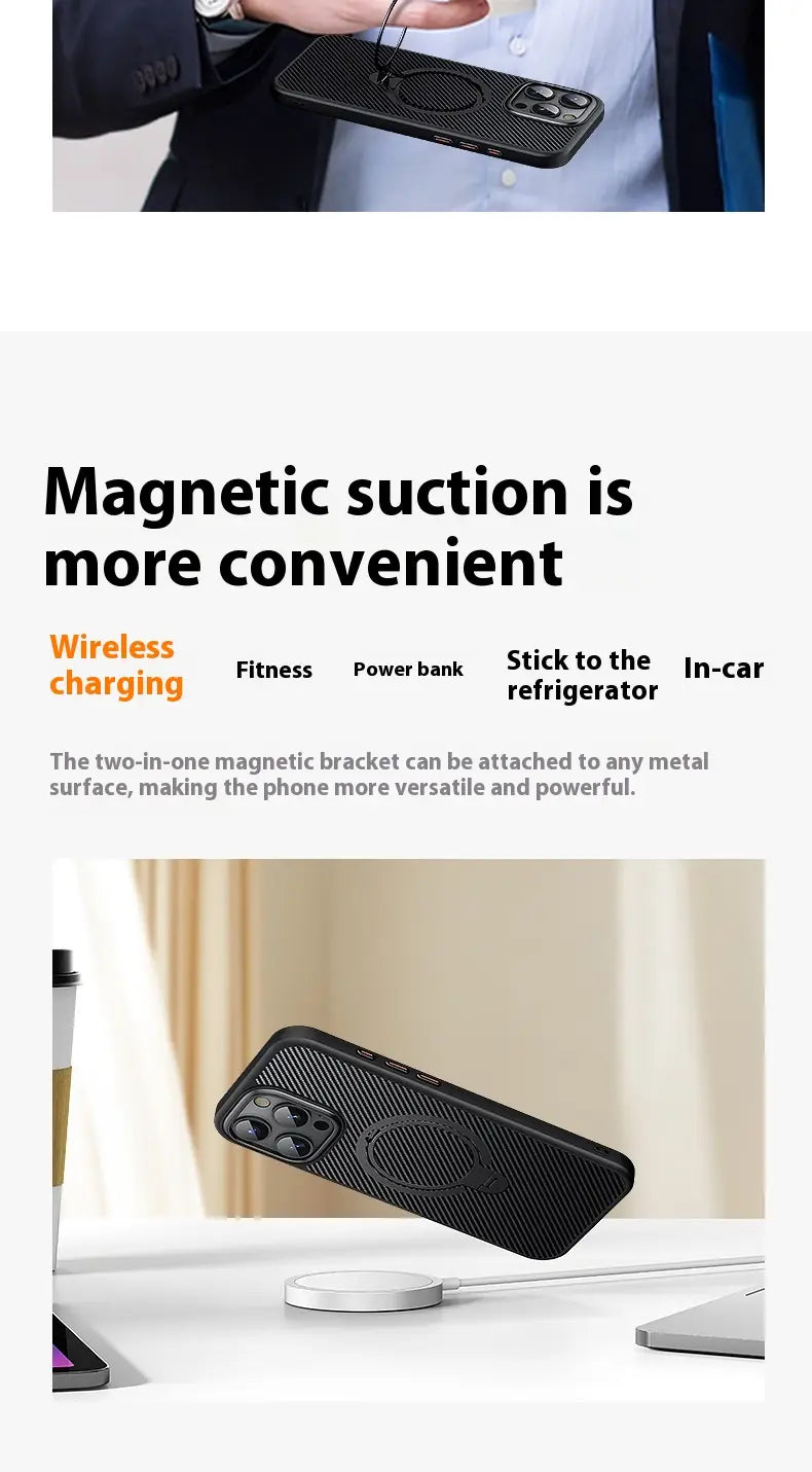 Supporto magnetico per custodia in fibra di carbonio per 16Promax