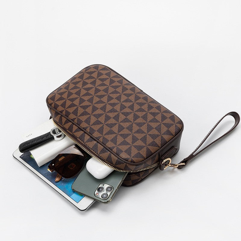 All-matching Printed Clutch Personalized Business Hand-held Bag Clip Wallet - Funny Clutch: All-Matching with Smart