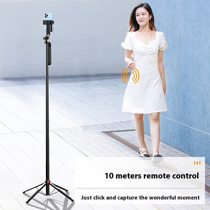 Bluetooth Live Quadrupod Selfie Stick Tripod