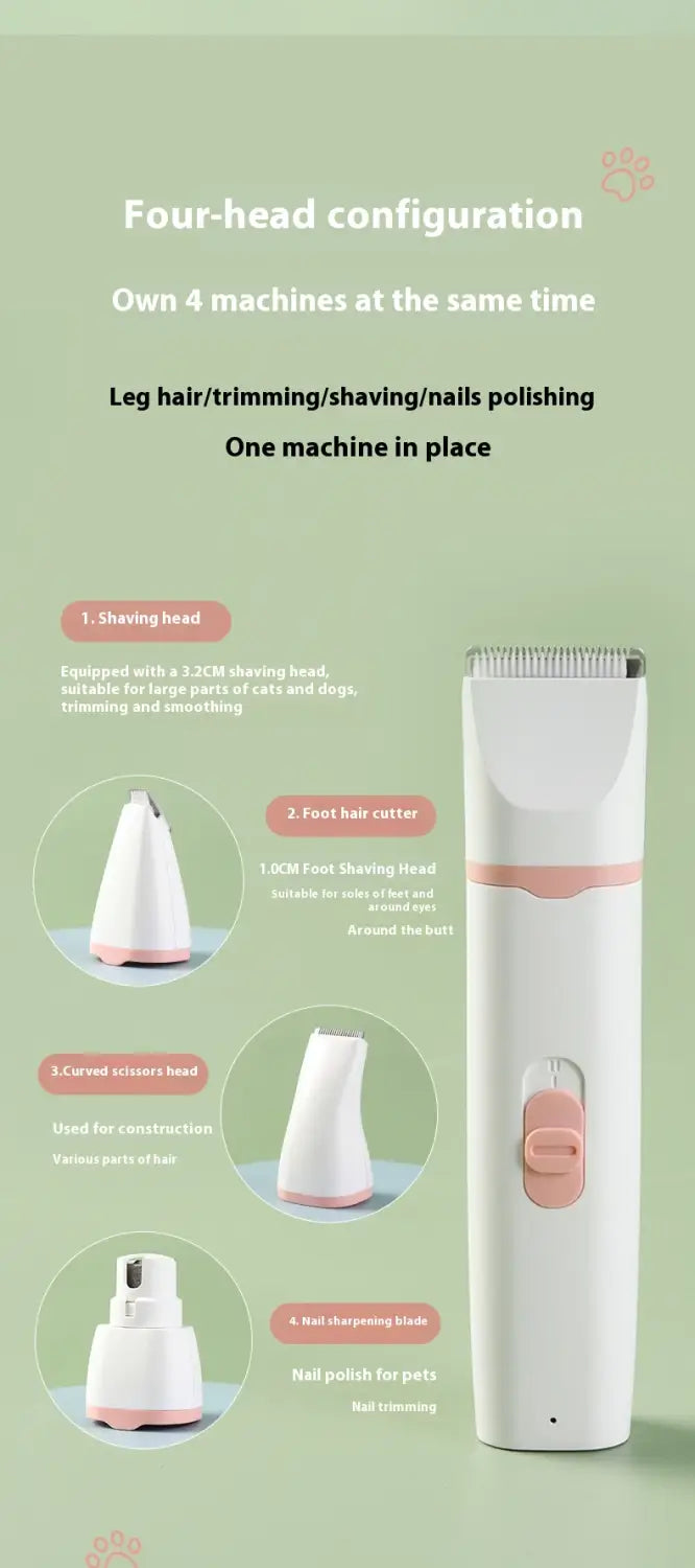 Clippers Gruaige Peataí T66 Culaith 3-I-1 le haghaidh Grooming Cos Áitiúil agus Baile Átha Troim