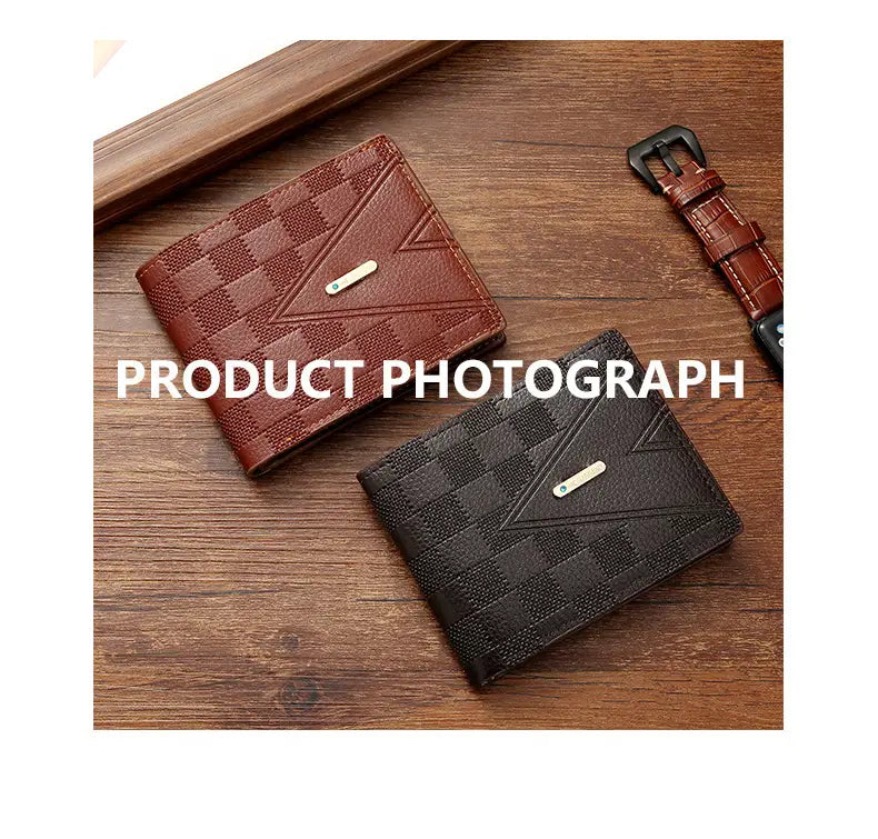 Mentide portefeuille Mifold Black marron pu cuir slim RFID Blocking Carte Solder