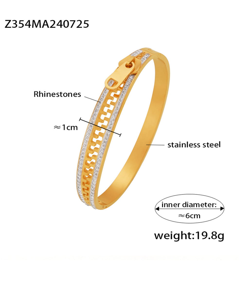 Personalized Creative Design Stainless Steel 18K Gold Plated Bracelet