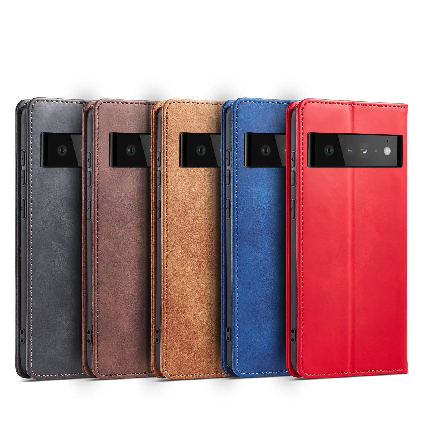 Mobile Phone Leather Case Magnetic Flip Cover