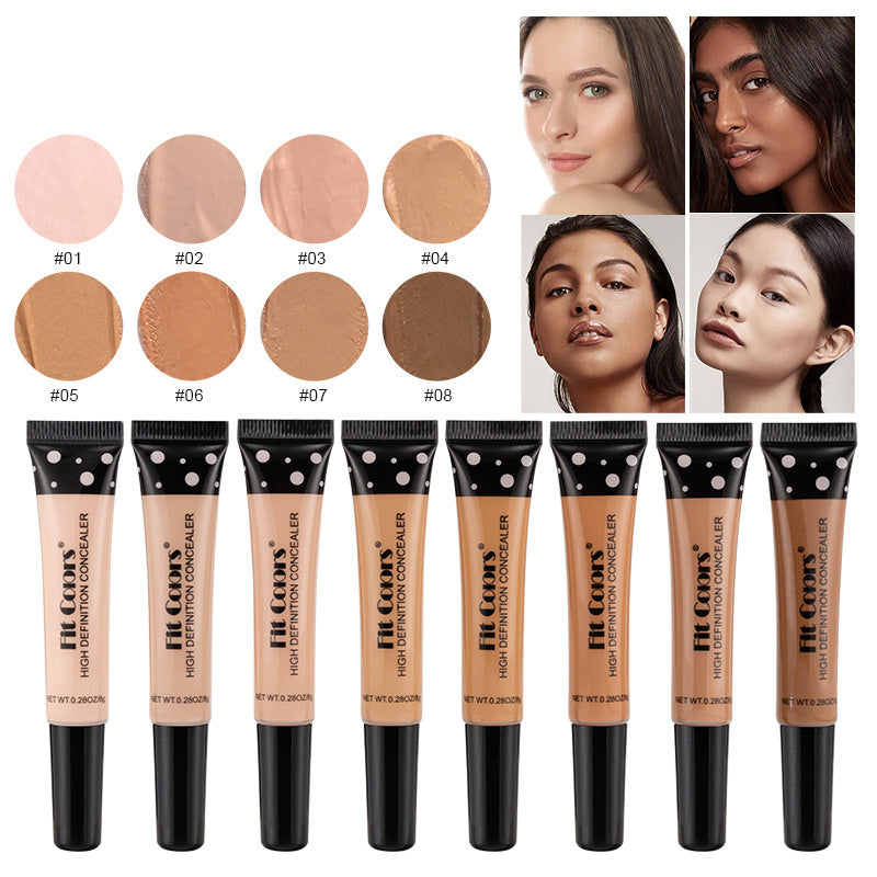 8-color Hose Concealer Concealer Repair Nourishing Liquid Foundation Dark Circles Pock Mark Cross-border - Disguise