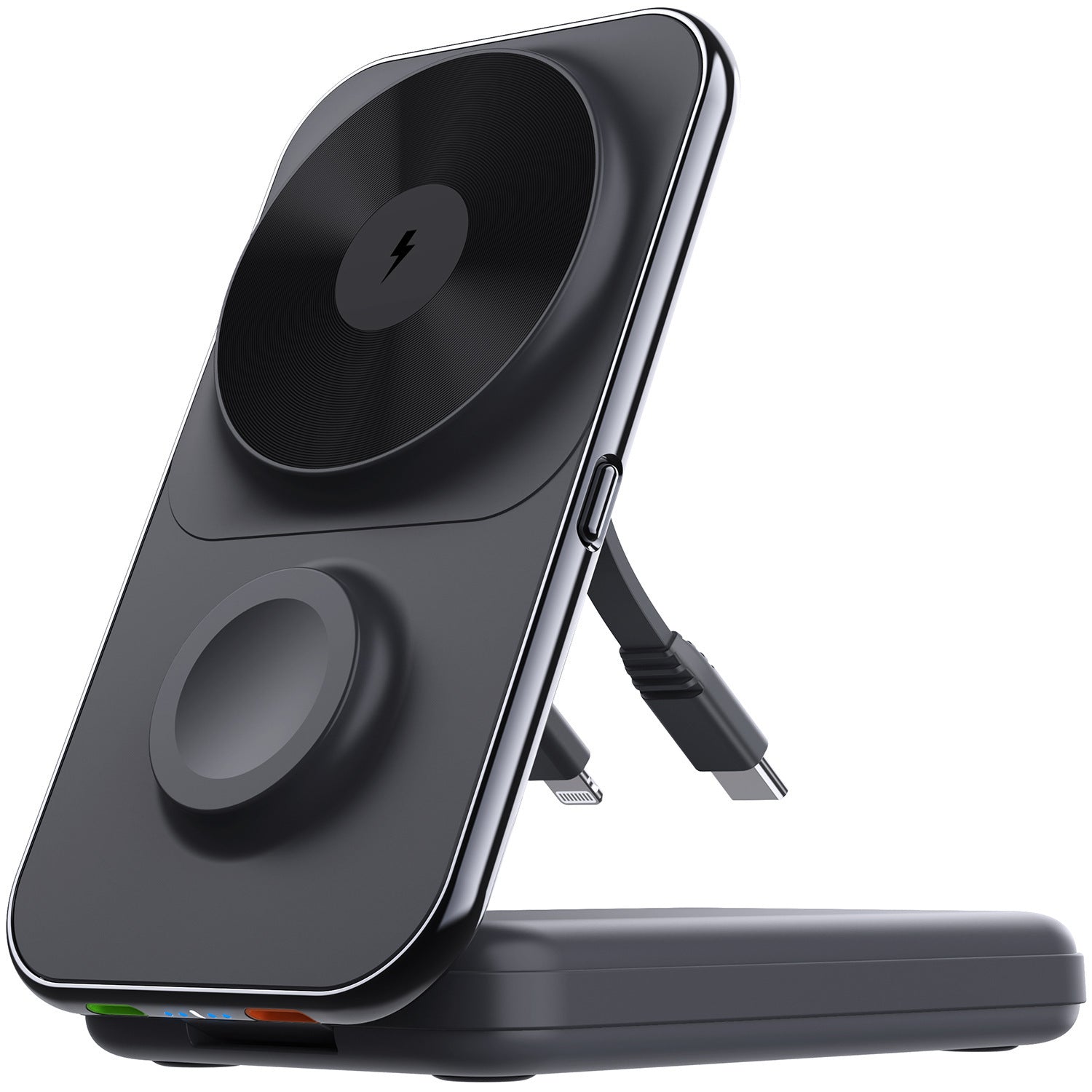 8000mAh Wireless Magnetic Power Bank with Cable Output for Fast Charging - Teleplus cable 8000mah wireless magnetic