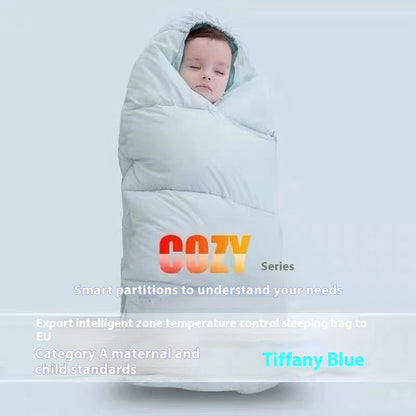 Baby Sleeping Bag Autumn And Winter Thick Down Anti Kick Duvet - Snuggle Up Little One in the Ultimate Baby Sleeping Bag