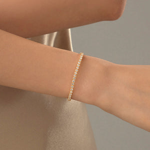 S925 Silver Full Diamond Shining Bracelet de haute qualité pour les femmes