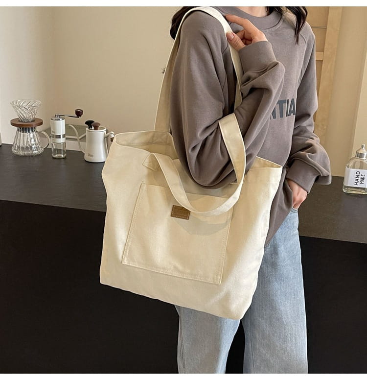 Sac vertical carré de valise de voyage en toile avec organisateur d'emballage à fermeture éclair