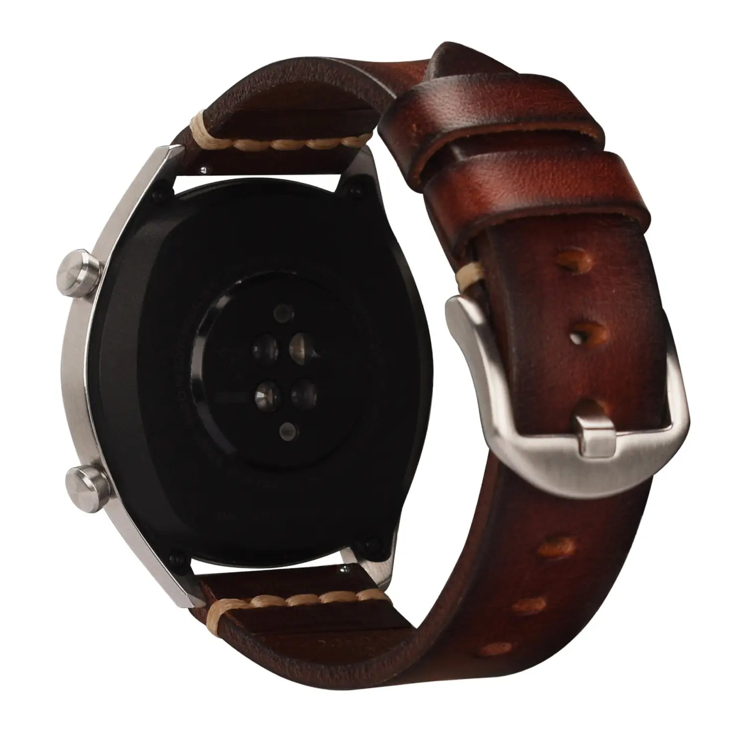 Leather Handmade Leather Strap Vintage Strap 20mm Needle Buckle Men’s Style