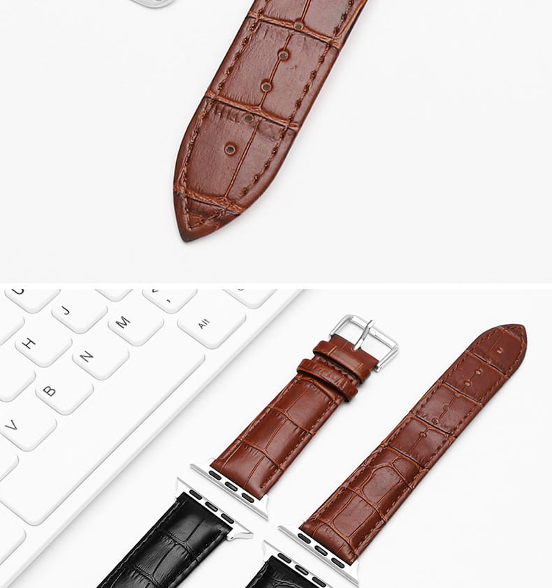 Smart Strap Buckle Leather Watch