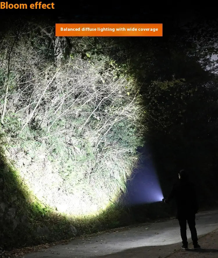 Rechargeable Strong Light Focusing Flashlight for Outdoor