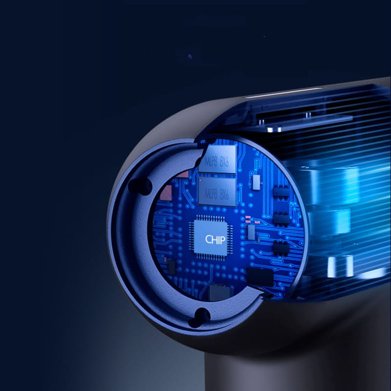 Stille liten husholdnings berøringsskjerm fasciapistol