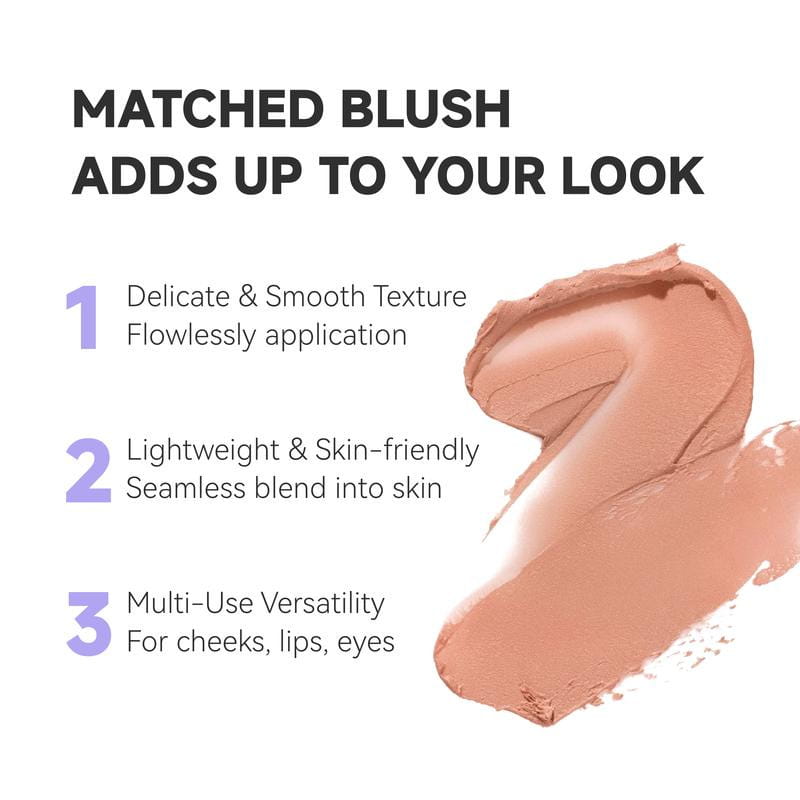 STABUL MATTE PUTER BLUSH BLUSH STICK LUNG LUNG ROUGE PEN pentru toate tipurile de piele