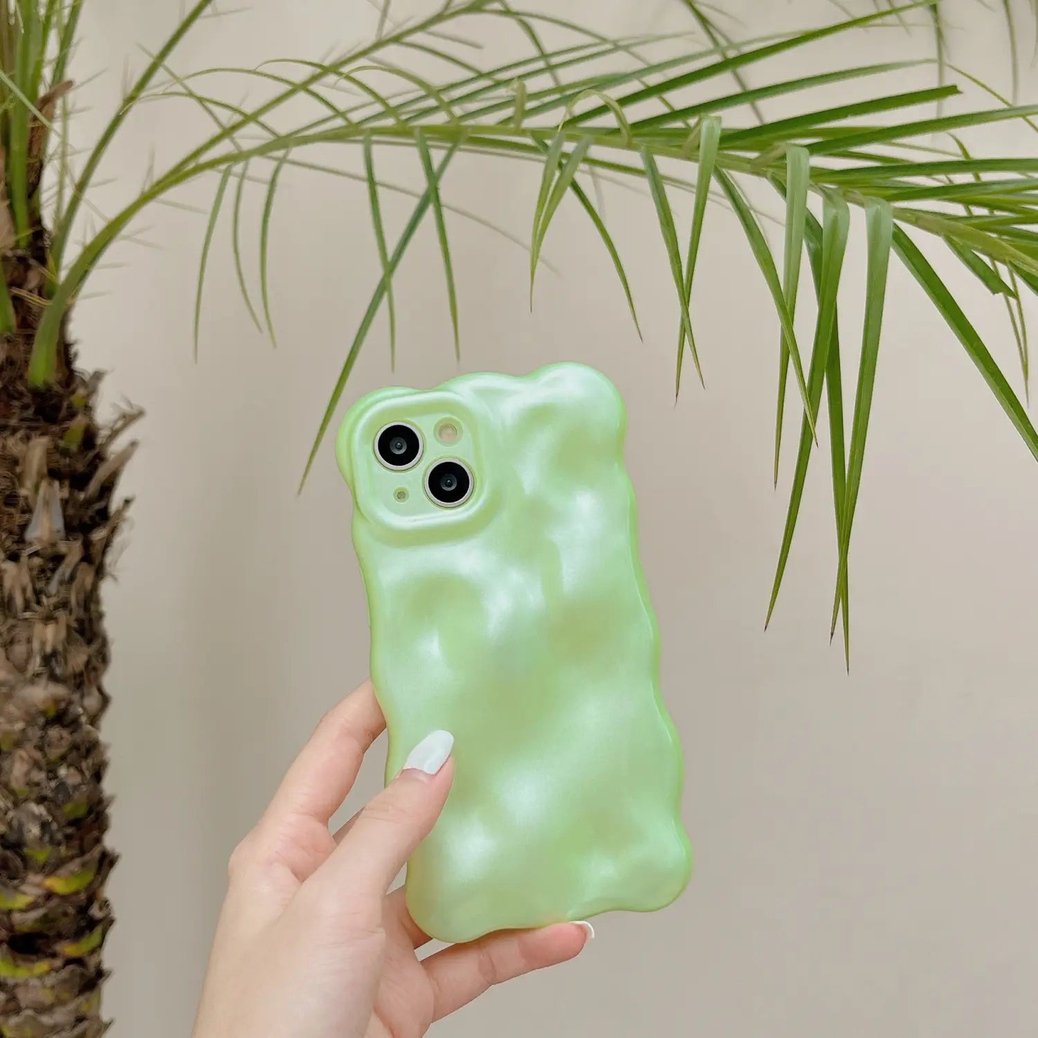 Custodia per telefono glitter in schiuma colorata per iPhone soft shell design scintillante