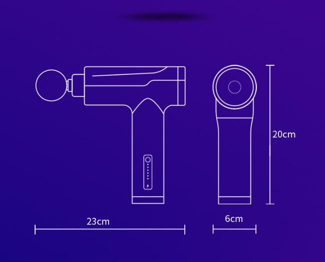 Multi-speed Vibration Fascia Gun Silent Deep Massager