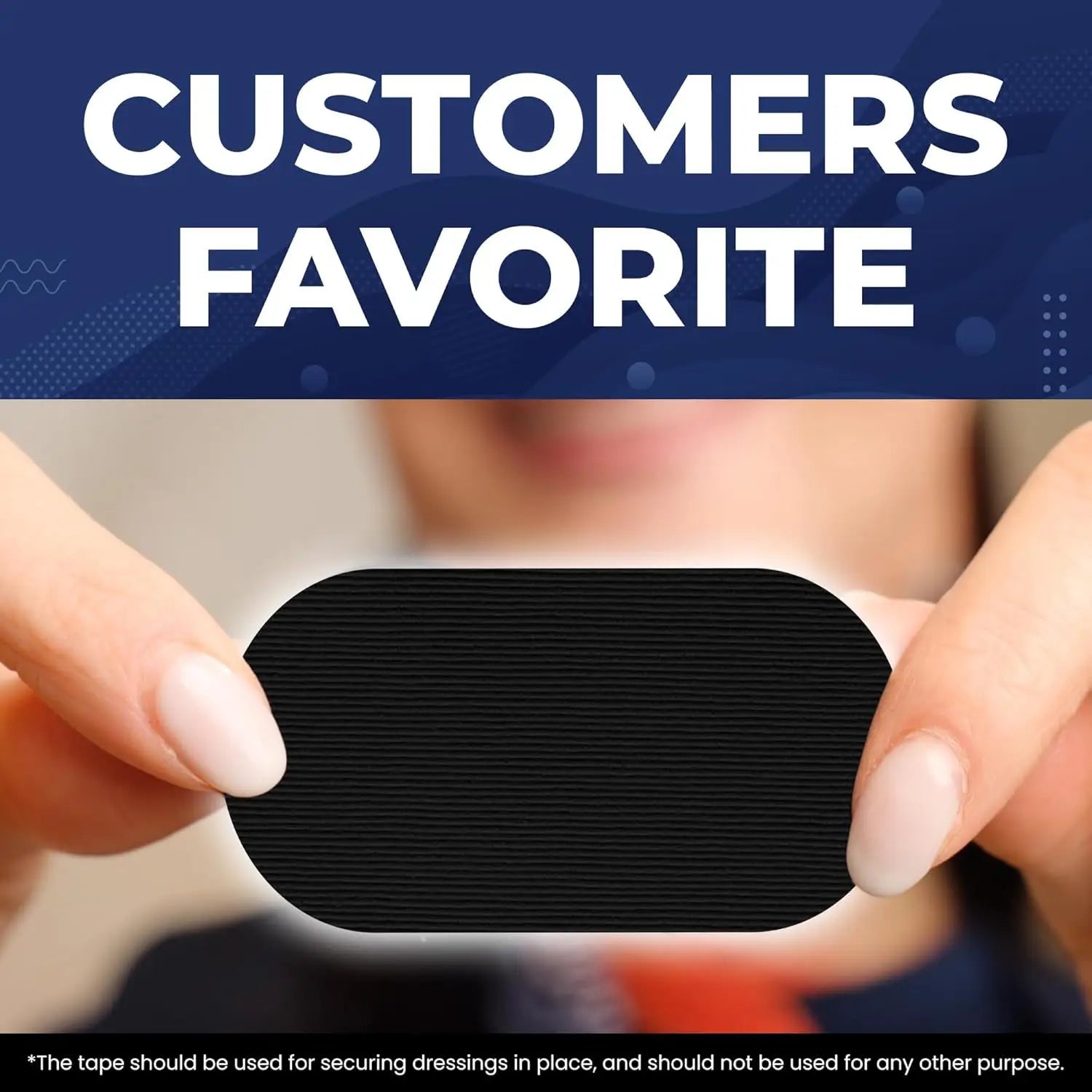 Elastic Sleeping Tape Paster with Breathable Fabric 30 Pieces in Various Colors