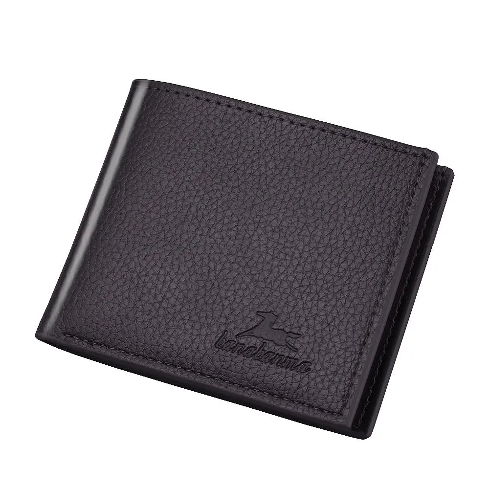 PU Leather Wallet with ID and Card Slots for United States Travel