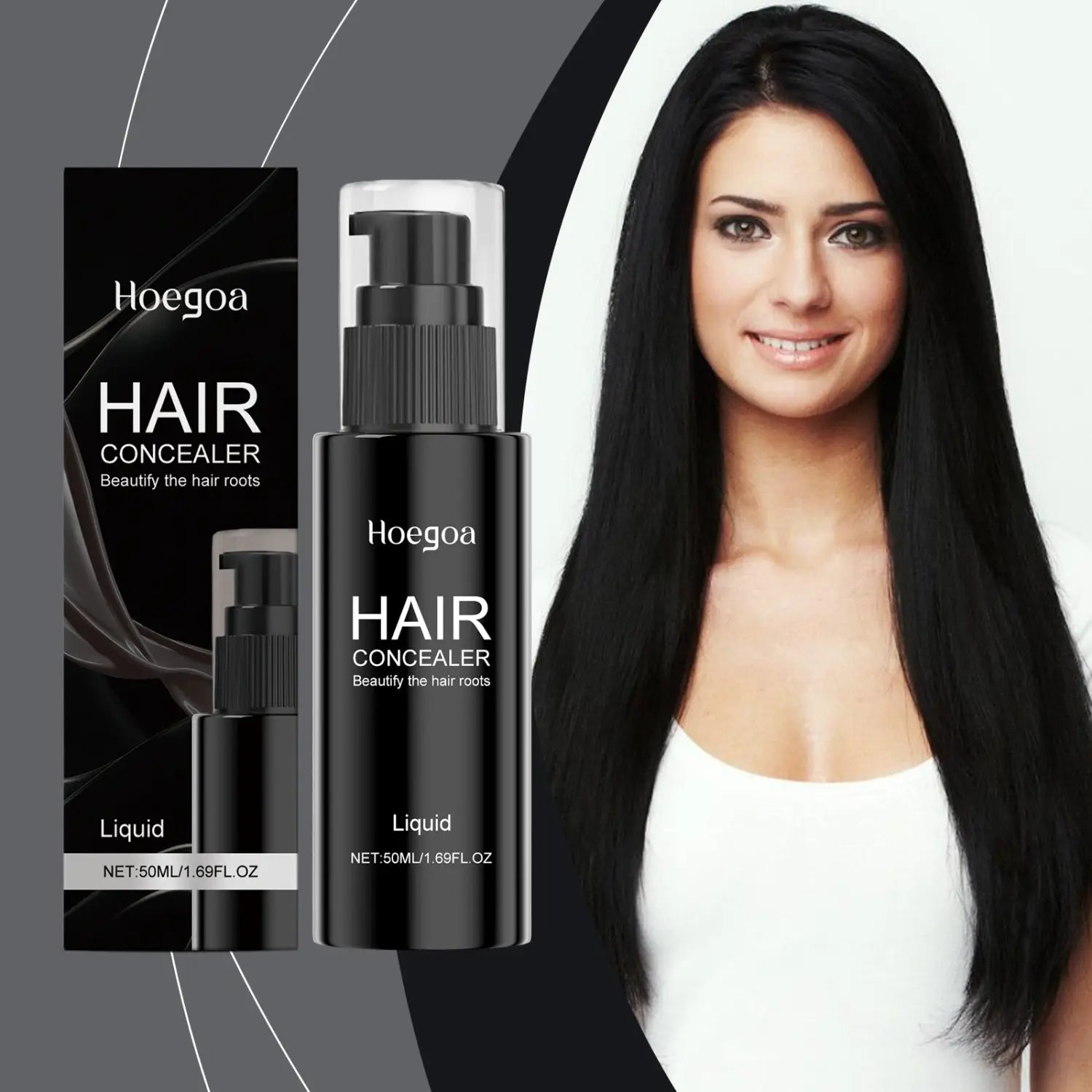 Concealer lichid pentru păr pentru subțierea cu acid hialuronic 50 ml