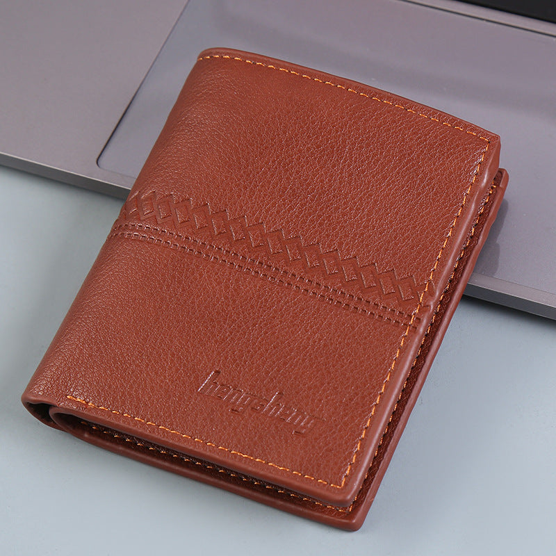 Wallet Men Short Leather Wallet Wallet Men - Wallet Men Short Leather Wallet for Wallet Wizards