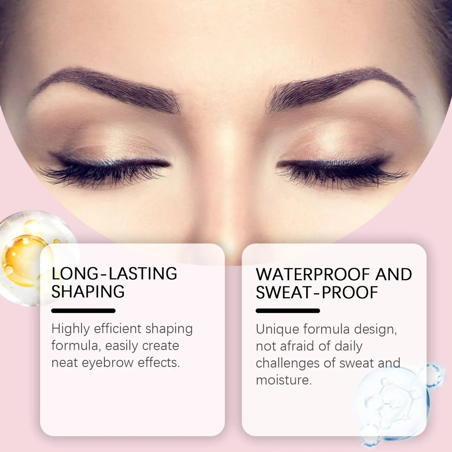Eyebrow Modeling Wax for Shaping Lasting Makeup 10g with Flavors
