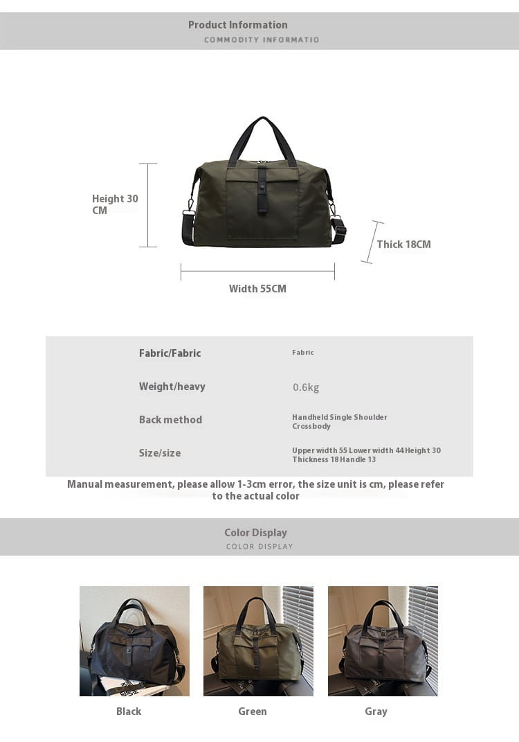 Großkapazität Oxford Stoffreise-Rucksack 36-55L Leichtes langlebiger Tasche