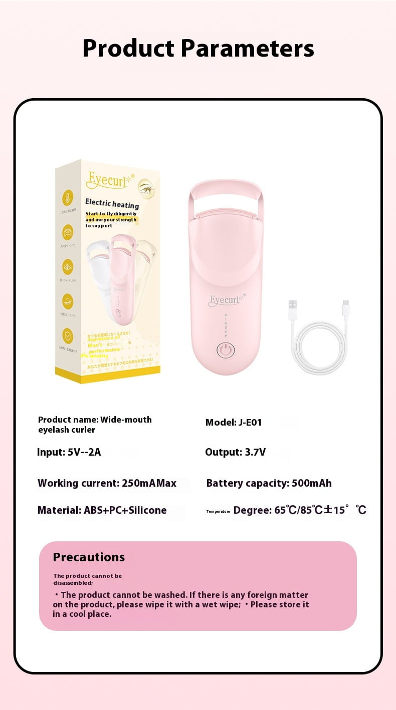 Curler do rzęs dostępny w chińskich opakowaniach i angielskich kolorach