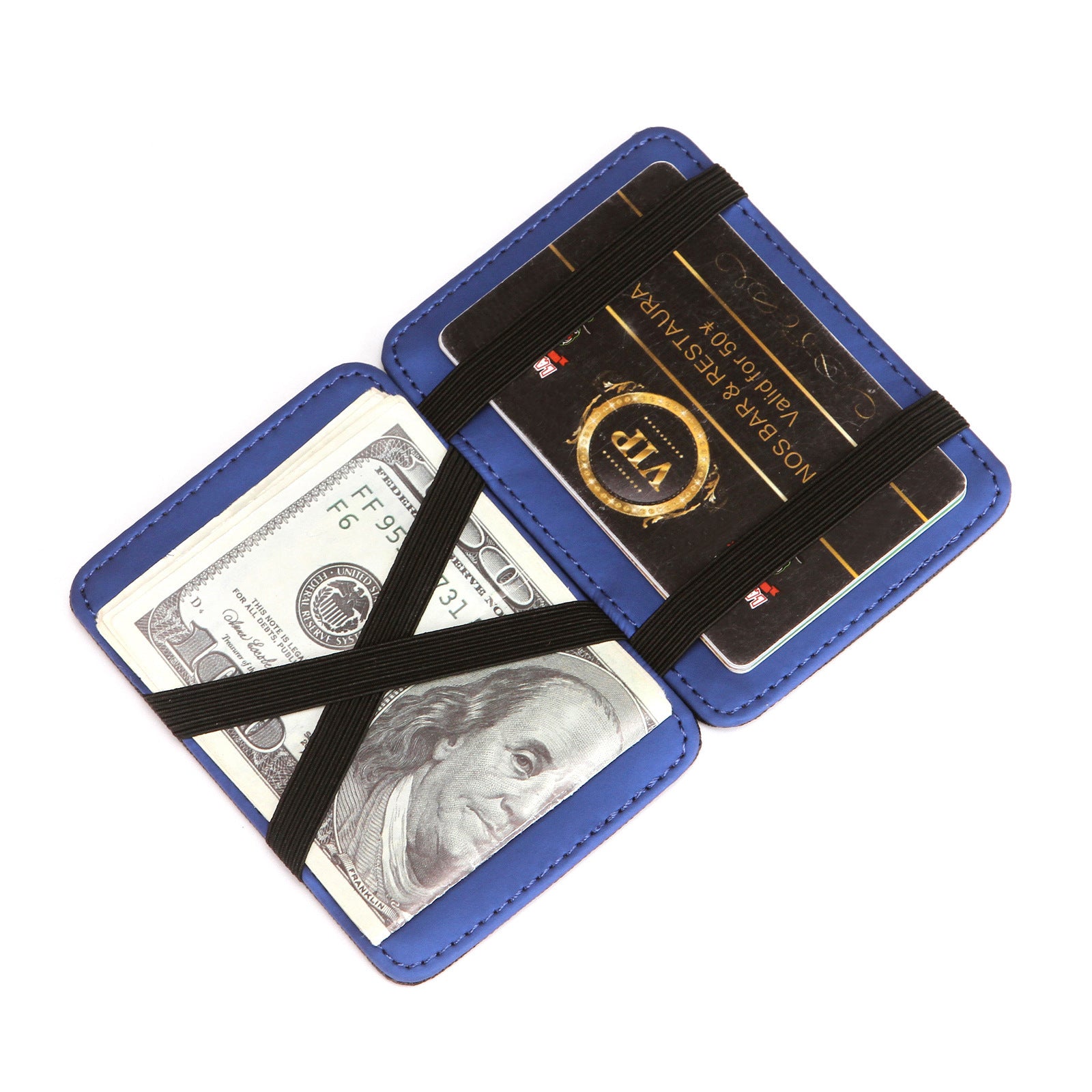 Flip Magic Wallet Cross Pattern Short Card Holder - Flip Magic Wallet for Stylish Card Ninja Moves