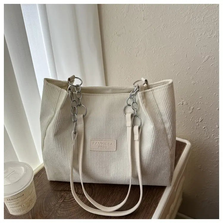 Cord -Umhängetasche mittelgroß