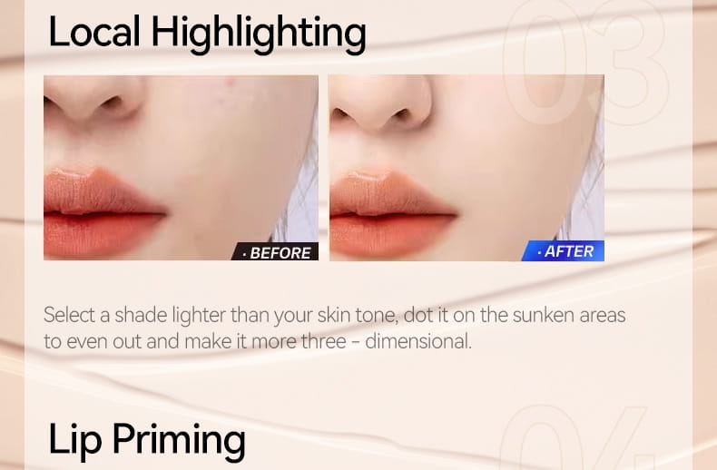 Waterproof Liquid Concealer to Improve Skin Color and Cover Imperfections