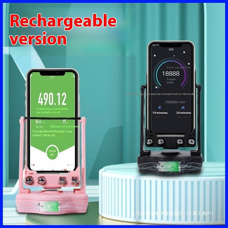 Swing Step Counter Mobile Phone Pedometer Mute Safe Shaking Steps