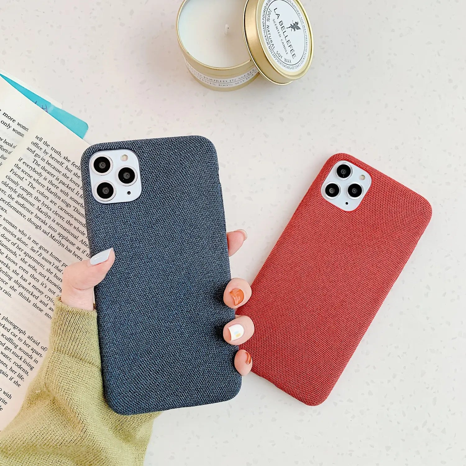 Luo Qi Cloth Three-Pack in Solid Colors for Phone Cases