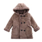 Fashion Boys’ Suede Padded Trench Coat