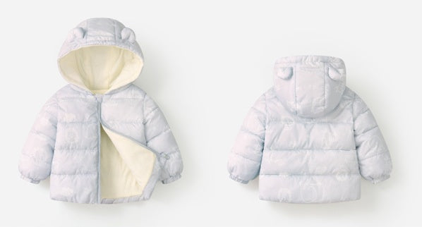 Off-season New Autumn And Winter Children’s Light Hooded BabyCotton Jacket