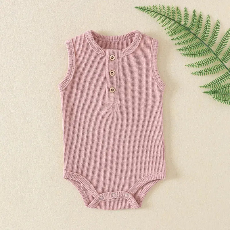 Newborn Jumpsuit Sleeveless Triangle Rompers