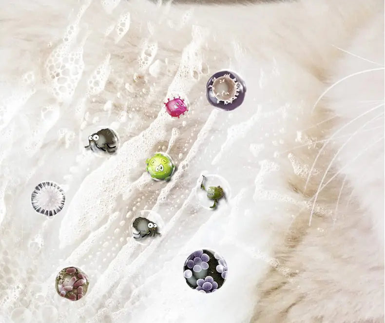 Pet -dušikäs 510ml kassi šampooni desodoreeriv rahustav toitev valem