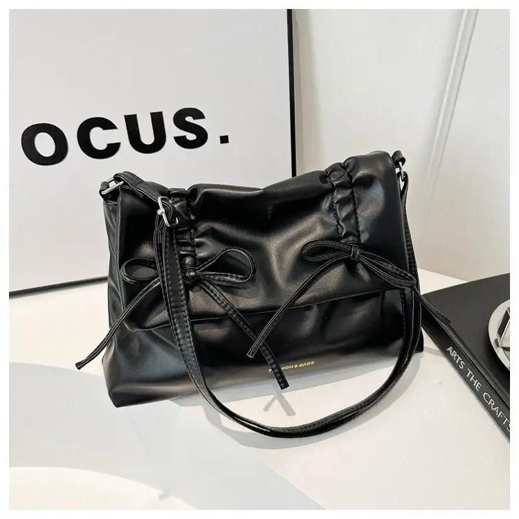 Sac à bandoulière en cuir PU avec plusieurs poches pour femmes et filles