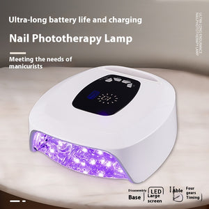 Portable Hot Lamp Phototherapy Machine 108W High Power Quick-drying Rechargeable