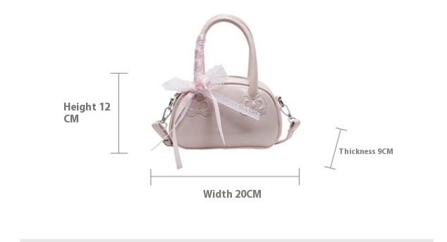 Poliészter kereszttest válltáska Közepes PU pénztárca lila piros fehér rózsaszín fekete színben