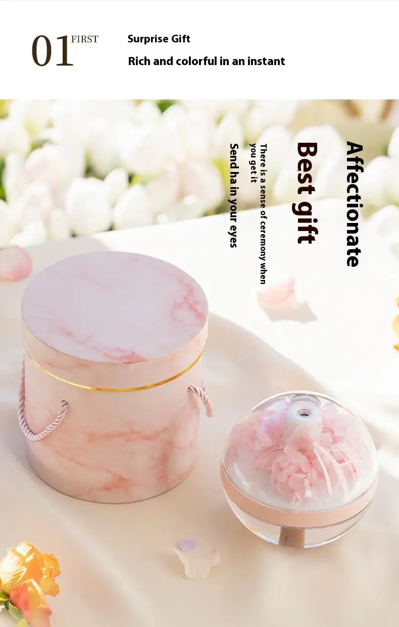 Small Bedroom Desktop Humidifier Mini Portable Quiet Atomization with Built-in Battery